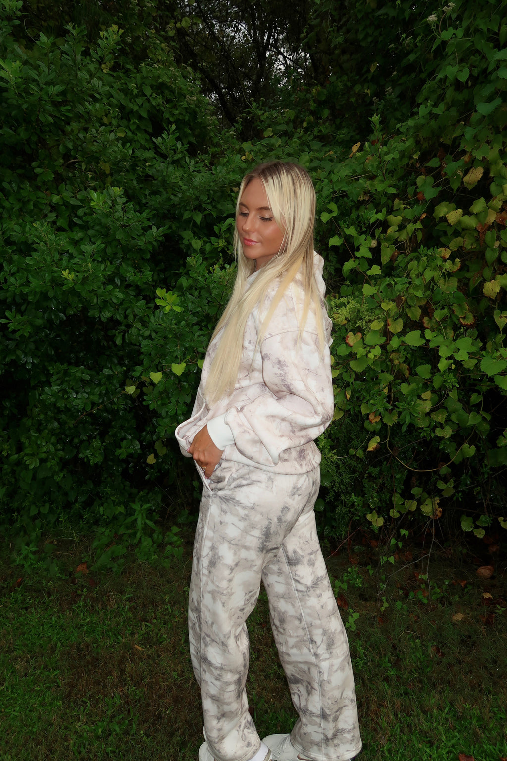 Light Wood Camo Cloud Hoodie & Fleece Sweatpants