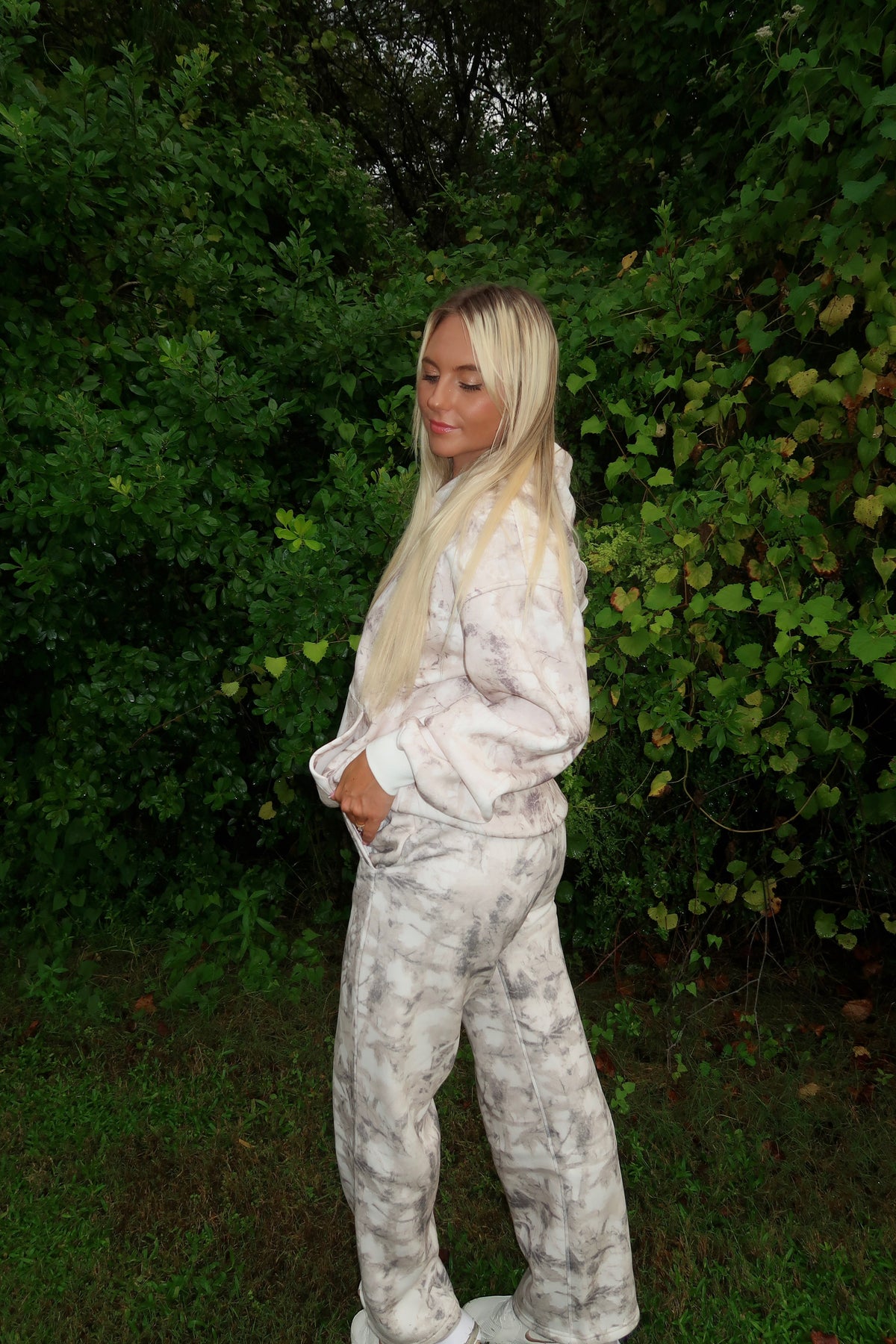 Light Wood Camo Cloud Hoodie & Fleece Sweatpants