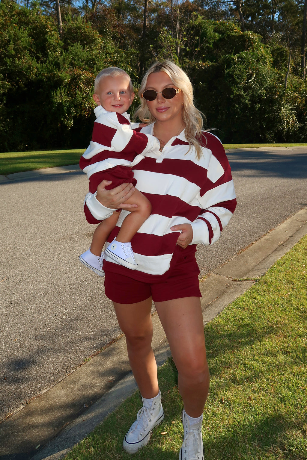 Children's Mommy & Me Matching Terry Long Sleeve & Shirt set