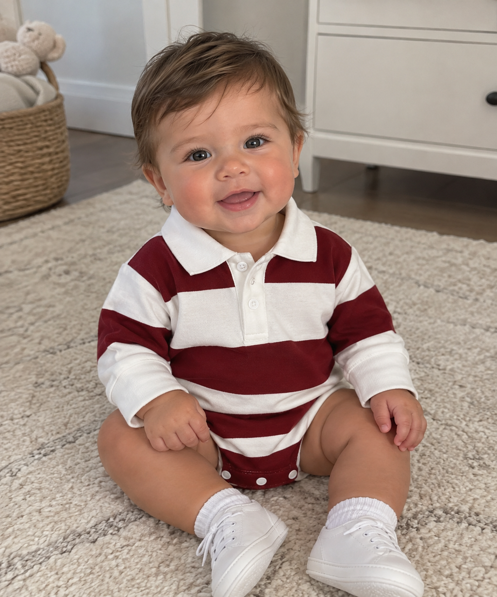 Mommy & Me Matching Terry Sweatshirt Romper
