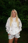 Light Wood Camo Cloud Hoodie & Short Set