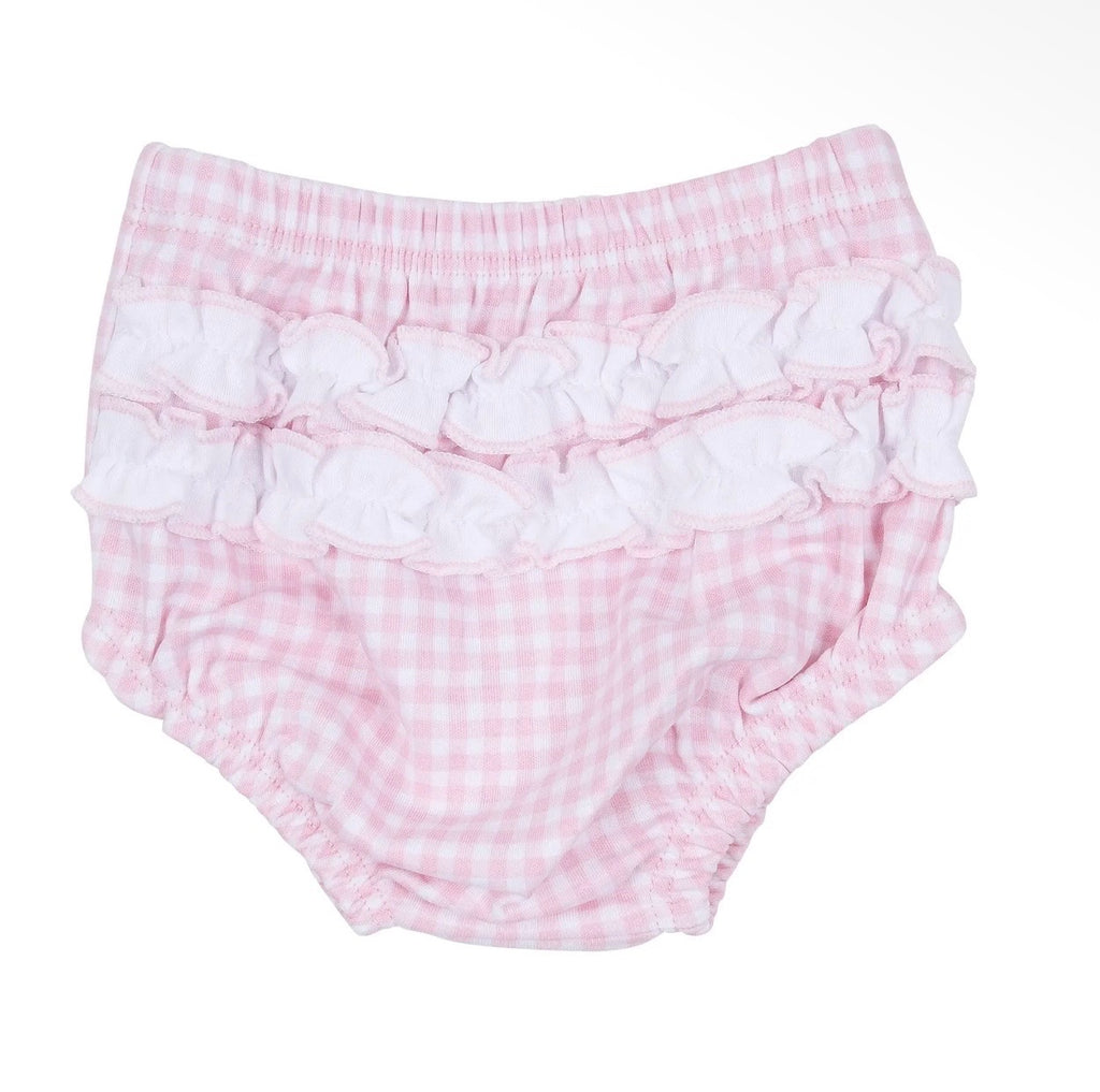 Golden Ruffle Diaper Cover Set