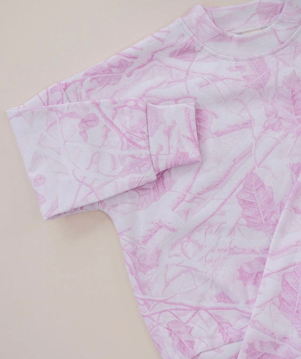 Pink Camo Jogger Set